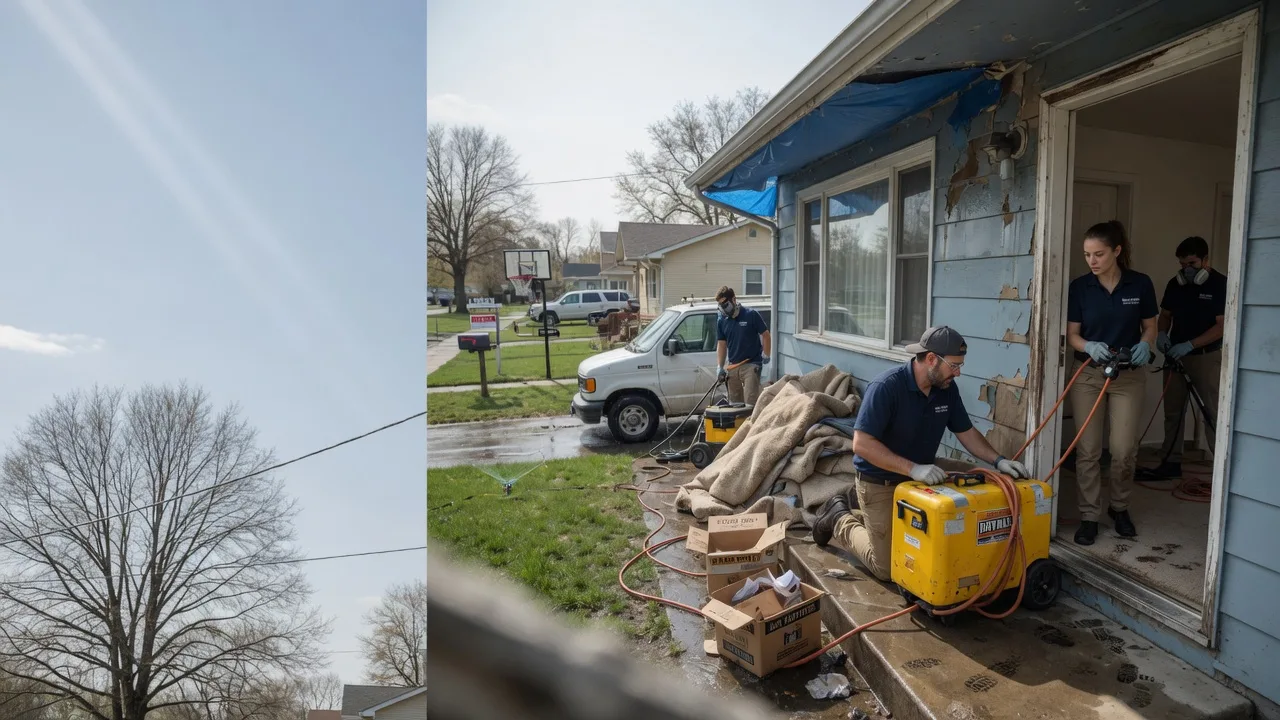 Basement Flood Cleanup in Liberty, MO near me